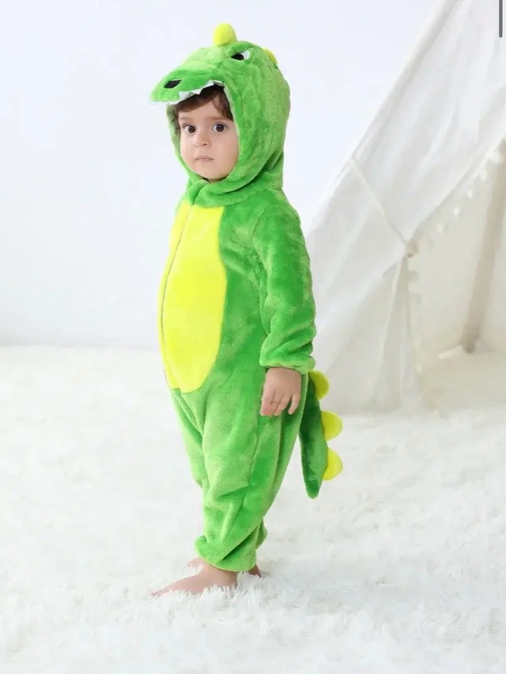 Toddler Boy Or Girl18/24Months Dinosaur Halloween Costume Dress Up Child Romper